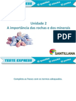 Importância rochas minerais