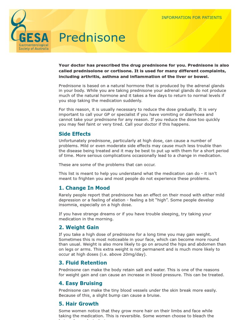 Prednisone PDF Medicine Clinical Medicine