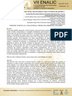 A Ciência Forense Como Tema Transversal para O Ensino de Química