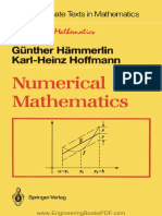 Numerical Mathematics Undergraduate Texts in Mathematics PDF