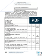 Technical Skills Checklist (TUTI)