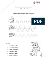 Diagnóstico - Multidisciplinar - 1º Ano