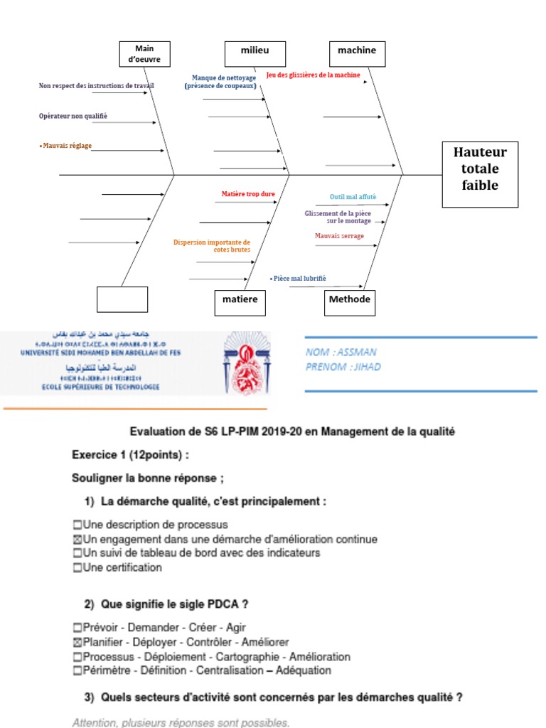 Amélioration de la qualité en entreprise | PDF | Management de la ...