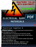 Electricals Supplies and Materials