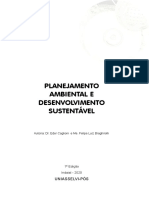 Planejamento Ambiental e Desenvolvimento Sustentável