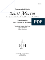 Mendelssoh BeatiMortui Trombone Quartet BrassWorks