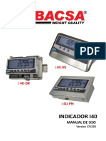 I 40-Ss I 40-Dr I 40-Pm Indicador I40 Manual de Uso Version