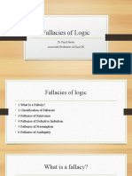 Discussion 4- Fallacies of Logic