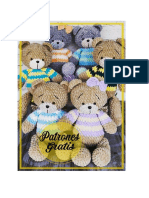 Hermosos Oso de Peluche Patron PDF Amigurumi Gratis