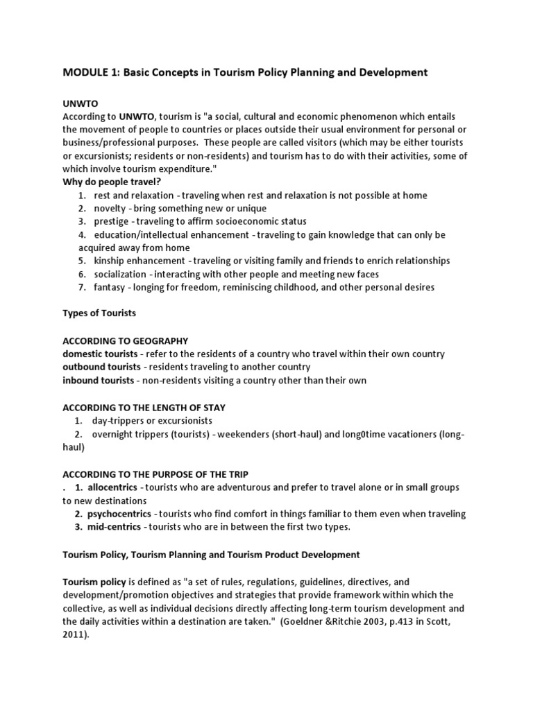 Understanding Tourism Policy and Planning | PDF | Tourism | Sustainability