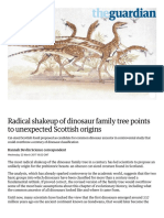 Radical Shakeup of Dinosaur Family Tree Points To Unexpected Scottish Origins - Science - The Guardian