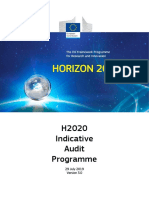Indicative Audit Programe H2020