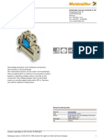 Varistor Weidmuller 9401520000 Datasheet