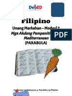 Fil10 - Q1 - Mod2 - Mga Akdang Pampanitikan Sa Mediterranean Parabula - Version3