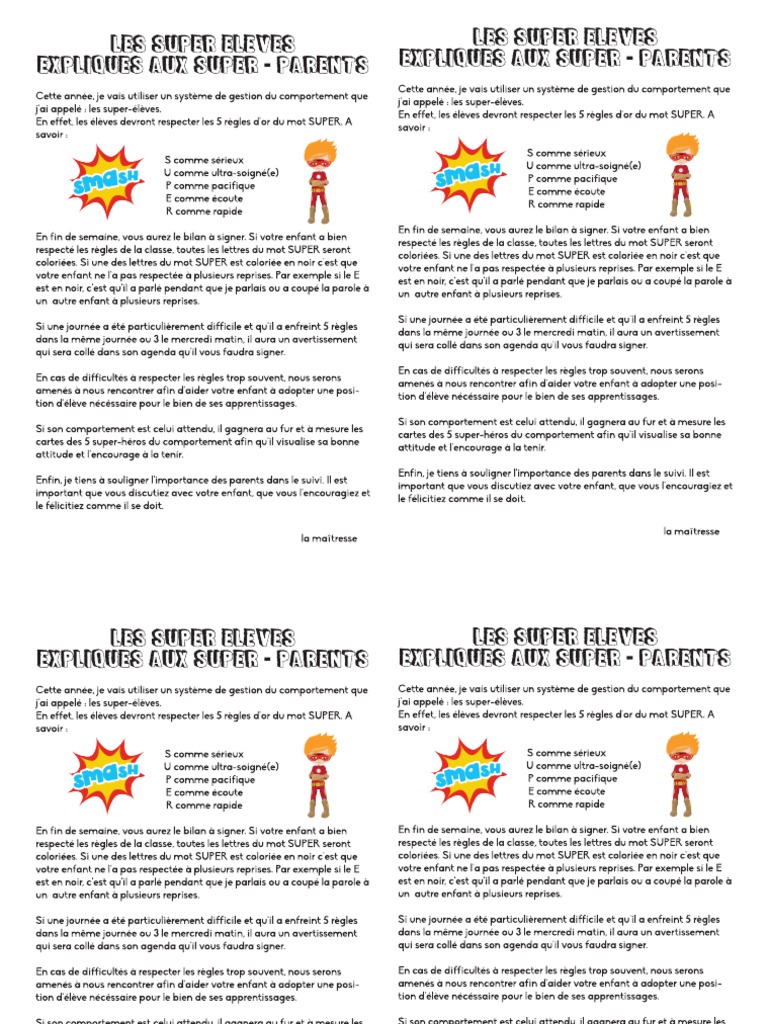 Mot Aux Parents PDF