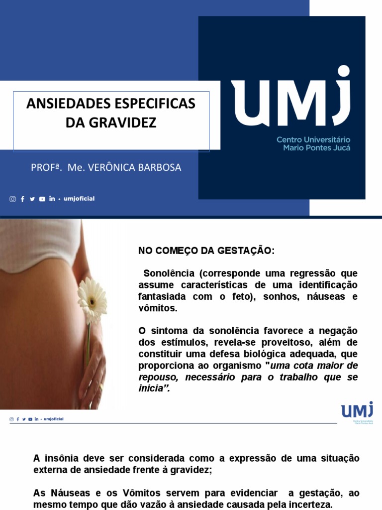 Ansiedade na Gravidez: Fases e Impactos | PDF | Bem-estar | Ciências e ...