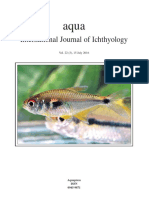 Aqua International Journal of Ichthyology