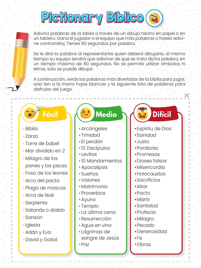 Pictionary Biblico para Jovenes | PDF, image size:768x1024