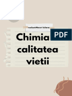 Chimia Si Calitatea Vietii