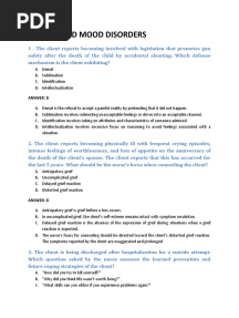 Mental Health Disorders Nclex Nursing Resources