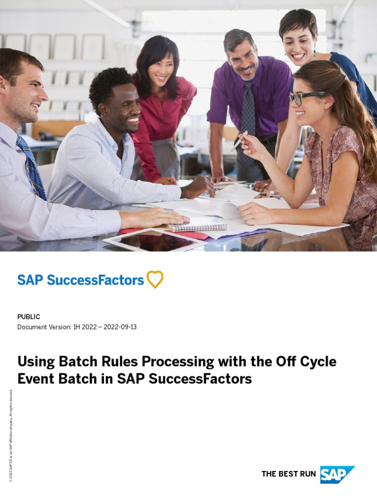 SF EC BatchRulesProc OffCycleEventBatch | PDF | Business | Finance ...