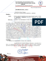 Oficio Cambio de Estado de Acta de Recuperacion Ie Amauta