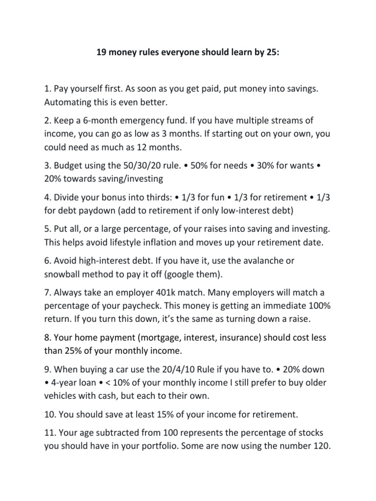 Money Management PDF Retirement Debt
