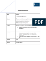 Ejercicio 2 Filosofía de Las Organizaciones