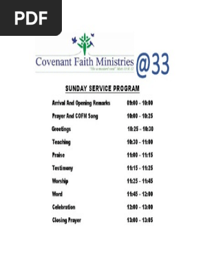 church program