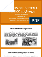 La Crisis Del Sistema Político 1958-1970