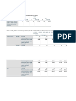 Tablas Cruzadas Selecionadas