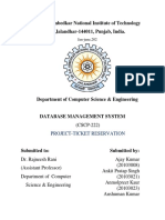 Dbms Project-Ticket Reservation