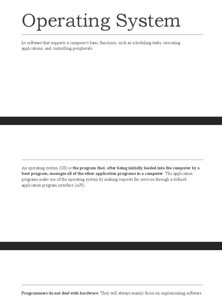 Operating System Download Free Pdf Operating System Process