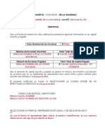 7443 Aumento Capital Suscrito Pagado Certificacion Revisor Fiscal Contador