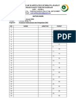 DAFTAR HADIR Yang Penting