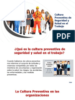 Cultura Preventiva de Seguridad y Salud en El Trabajo