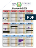 NPS School Calendar 2022 2023