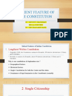 Features of The Constituton Jinhj
