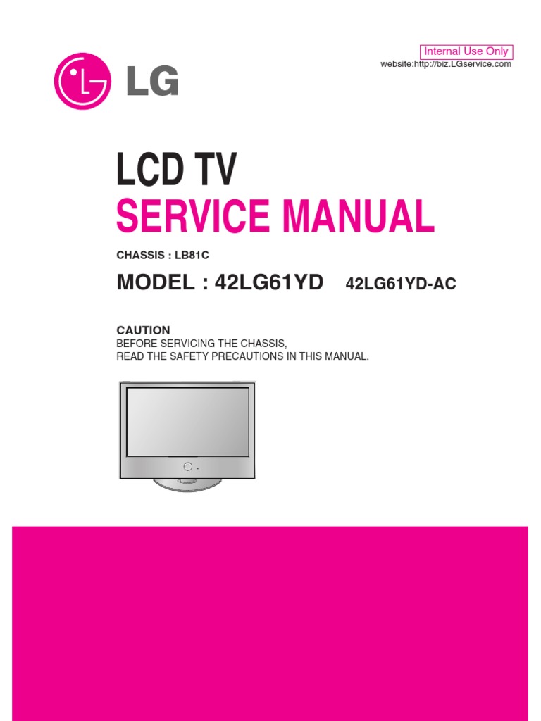 Service Manuals LG TV LCD 42LG61YD 42LG61YD Service Manual | Printed  Circuit Board | Soldering