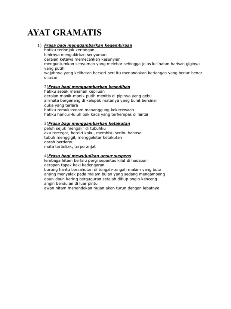 Ayat Gramatis Pdf