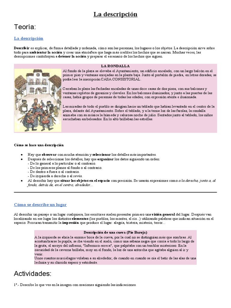 Guía para crear descripciones efectivas | PDF | Violonchelo | Retrato