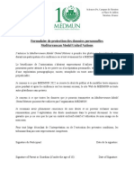 MEDMUN Data Protection Form (FR - EN)