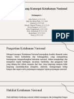 Latar Belakang Konsepsi Ketahanan Nasional