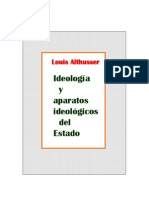 Louis Althusser - Ideología y aparatos ideológicos del Estado.
