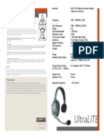 Standard DECT 6.0 Cordless Headset