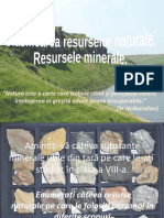 Clasificarea Res Naturale. Resurse Minerale Cl9