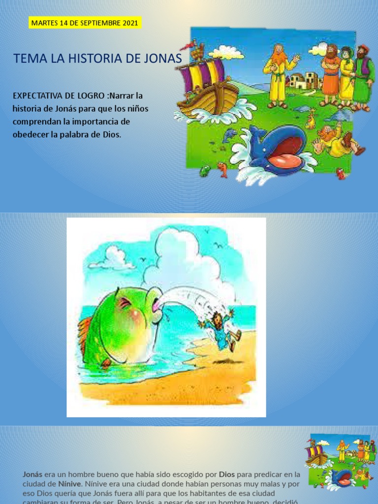 Historia de Jonás: Lección de Obediencia | PDF | Ciencias sociales ...