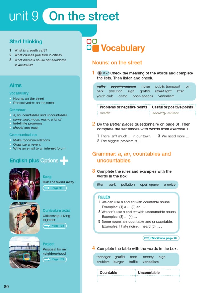 2º ESO Tema 9 | PDF | Noun | English Language
