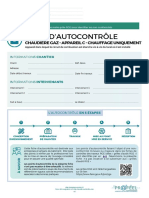 Fiche Autocontrole chaudiereGAZ Appc Simple