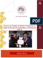 Proceso de Trabajo Academico Alumnos